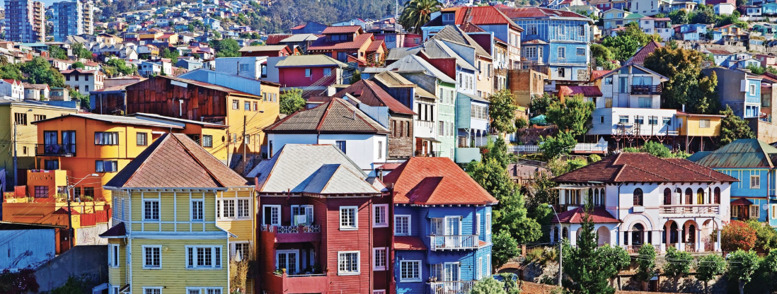 Valparaíso colorful hillsides